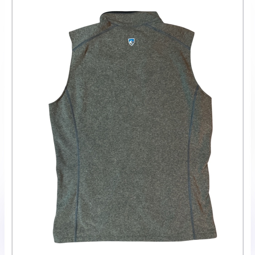 Kuhl Kashmira Full Zip Vest Color:Heathered Tan Size:Large - Picture 2 of 4